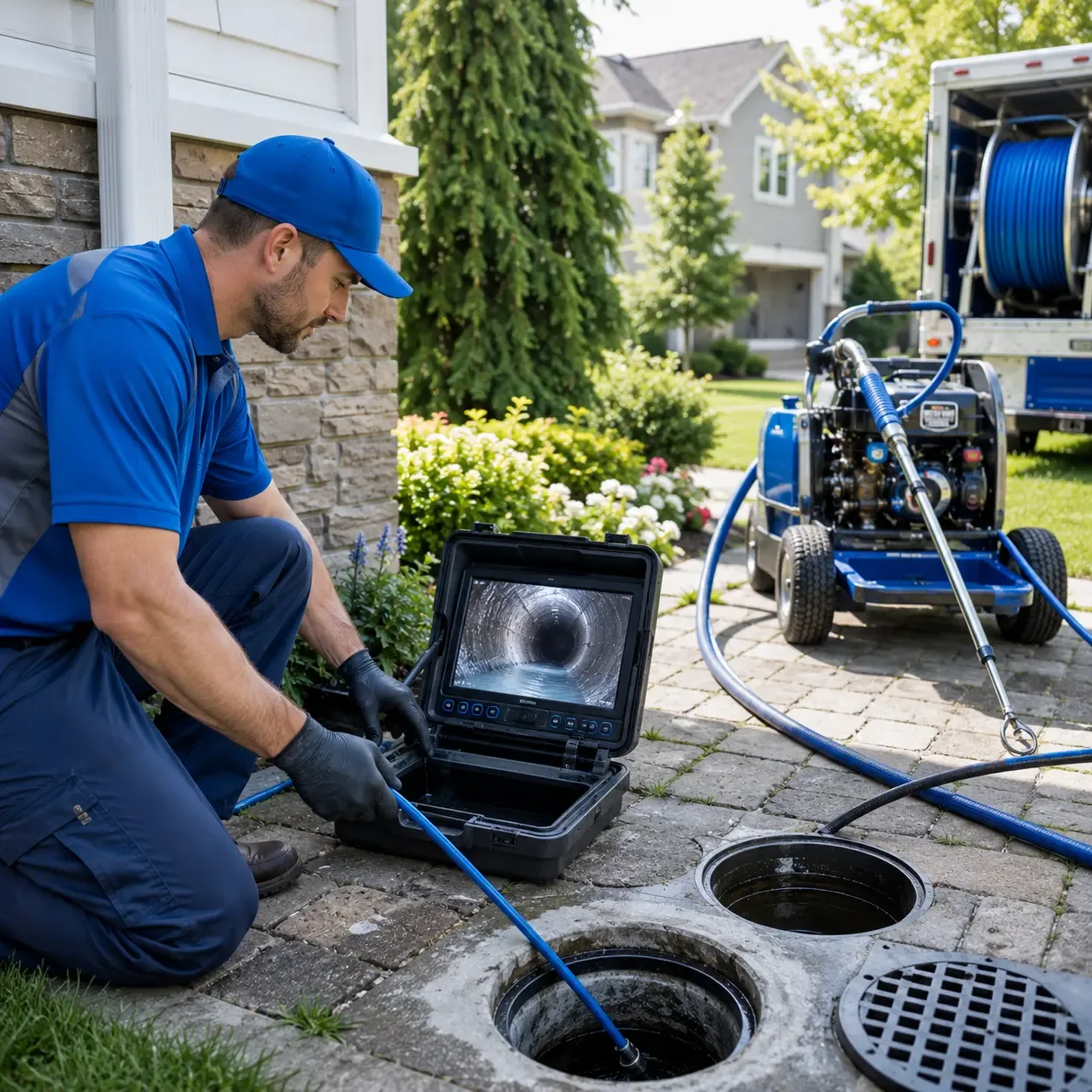 Outdoor drain cleaning professionals serving Cedar Bluff, AL